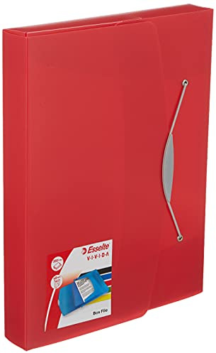 Esselte 624048 Ablagebox VIVIDA, A4, PP, 40 mm, rot