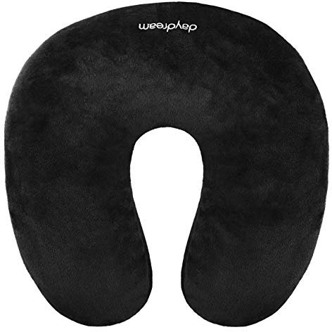 daydream Nackenkissen Mikroperlen – Nackenhörnchen Nackenstützkissen mit optimaler Kopfstütze, Reisekissen, Camping (N-5004-)