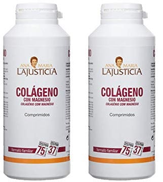 Ana Maria Lajusticia - Colágeno con magnesio – 900 comprimidos articulaciones fuertes y piel tersa. Regenerador de tejidos con colageno hidrolizado tipo 1 y tipo 2. Envase para 150 días de tratamiento