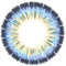 Matlens – EOS Farbige Kontaktlinsen mit Stärke blau blue Big eyes Cats eyes circle lenses 2 Linsen 1 Kontaktlinsenbehälter 1 Pflegemittel 50ml