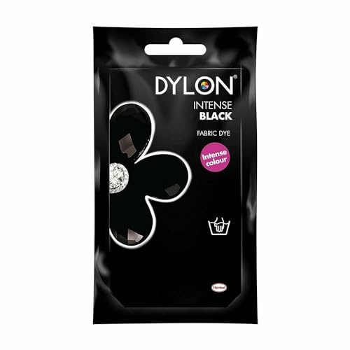 Dylon Hand Farbstoff Tüte (NVI) 12 samt schwarz schnell Porto