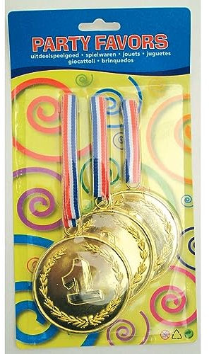3 große Medaillen Winner 1 Platz Sieger