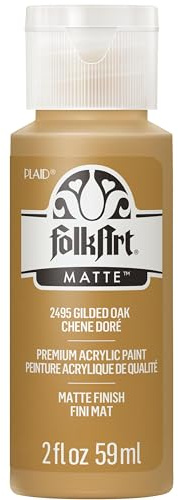 FolkArt Acrylic Paint in Assorted Colors (2 oz), 2495, Gilded Oak