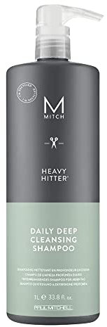 Paul Mitchell MITCH Heavy Hitter - Tiefenreinigendes Pflege-Shampoo für Männer, für die Tägliche Haar-Pflege, 1000 ml