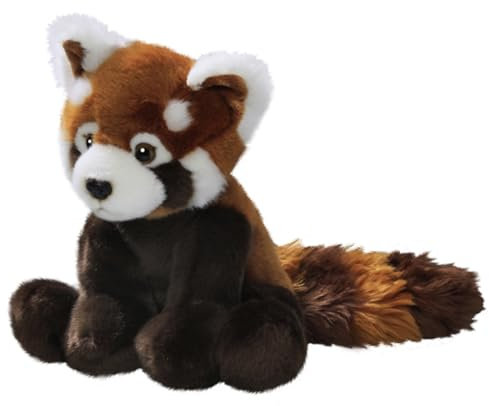 Carl Dick Roter Panda, Katzenbär sitzend, Plüschtier, Kuscheltier ca. 25cm, ca. 37cm mit Schwanz 3155