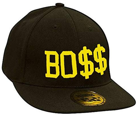 morefaz Baseball Mütze Cap Caps schwarz Snapback with Adjustable Strap BOSS LA Boy YOLO