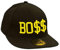 morefaz Baseball Mütze Cap Caps schwarz Snapback with Adjustable Strap BOSS LA Boy YOLO