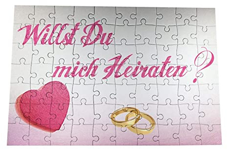 Origineller Heiratsantrag Puzzle 70 Teile willst du Mich heiraten