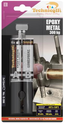 EPOXY SPECIAL TECHNICAL ADHESIVE GLUE FOR METAL GLASS WOOD STONE very strong