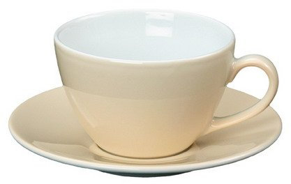 1x Milchkaffee-Tasse - Inhalt 0,32 ltr Kaffeeservie, Kaffeebecher