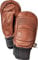 Hestra Herren Skihandschuhe: Herbst Line Winter Kaltes Wetter Lederfäustlinge, Braun, 9
