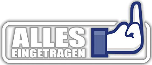 Spaß Kostet Aufkleber Wetterfest Alles eingetragen 15 oder 70cm Tuning Tuner Mittelfinger