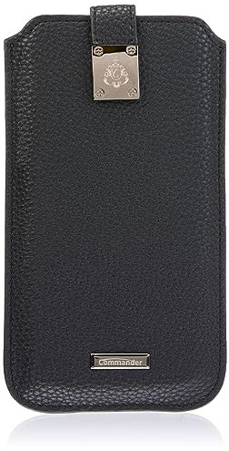 COMMANDER Milano 5.7 bis 6.5 Black, zum Beispiel für Samsung N7100 Galaxy Note 2 Innenmaße: Circa 162 x 81 x 10 mm, 13238 Milano XXXL Galaxy Note, Schwarz