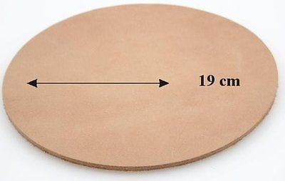 Weible Spiele Würfelunterlage XL aus Leder, 19 cm Durchmesser/Lederunterlage