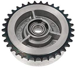 Mitnehmer, komplett - 34 Zähne - mit Kugellager SKF 6203 C3 2Z (beidseitig geschlossen) - Hinterradantrieb - KR51, SR4- Typen, S50, S51, S70, S53, S83