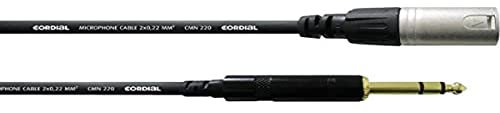 CORDIAL Cable audio XLR Male/jack Male stereo 1,5 m Cable AUDIO Essentials XLR / Jack