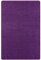 Hanse Home Nasty Läufer – Flauschiger Kurzflor Teppich Einfarbig Unifarben für Esszimmer, Wohnzimmer, Kinderzimmer, Flur, Schlafzimmer, Küche – Uni Violett, 80x200cm