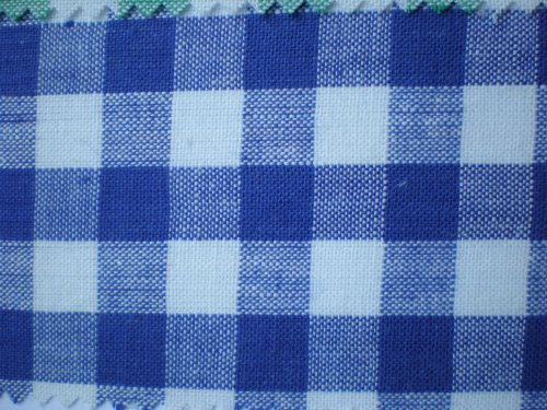 Bauer - Vichy - karo Stoff Meterware Fb.blau