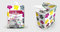 LA BRIANTINADI POLI G. SPA COPRILAVATRICE Carica DALL'ALTO 60x40x75, PEVA, Fantasia Casuale, 60x40x75 cm