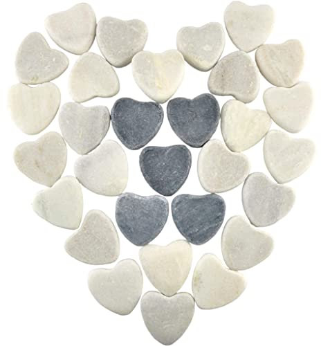 Unbekannte Steinherzen, Herzstein, Tischdeko, Tischdeko, Tischkarte, Gastgeschenk, Glücksstein, Hochzeit, Kommunion, Konfirmation, Taufe, Konfetti