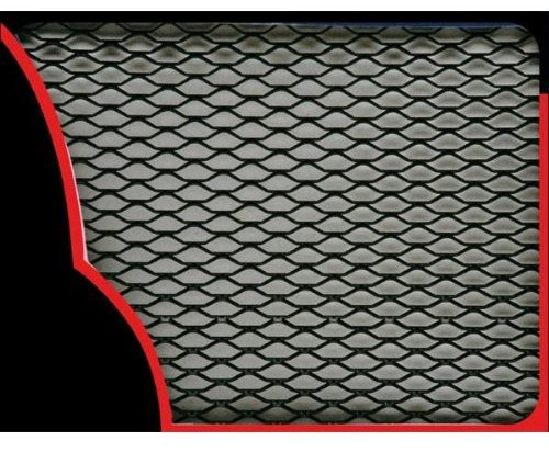 S SUMEX Rejilla Aluminio 33X100 cm Protección y Estilo: Ideal para Rejillas Frontales, Tomas de Aire y Paragolpes Diseño Deportivo y Elegante Color Negro