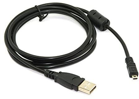 Cablecc - Cable de datos USB 2.0 para cámara Sanyo Xacti VPC-E1600, E6, EX, GX, ascia, px y TP