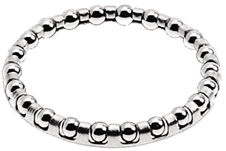 Diverse Unisex – Erwachsene 10er Pack Kugelring, grau, 1.1/8