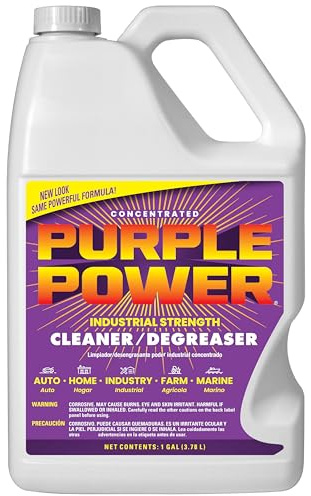 Purple Power (4320P) Industrial Strength Cleaner and Degreaser - 1 Gallon, 128 Fl Oz (Pack of 1)
