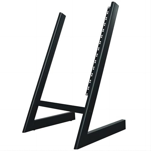 Fame Audio W-214 Studio Rack, 14 HE, 100kg Belastbarkeit, Aluminium, Schwarz, 560mm Breite, 890mm Höhe, 440mm Tiefe, Hochwertiges 19 Zoll Rack ohne Rackschraubensatz