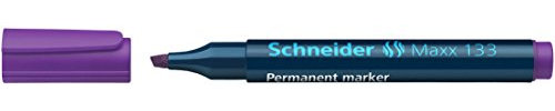 Schneider Maxx 133 - Pennarello indelebile, 1 + 4 mm, colore: viola