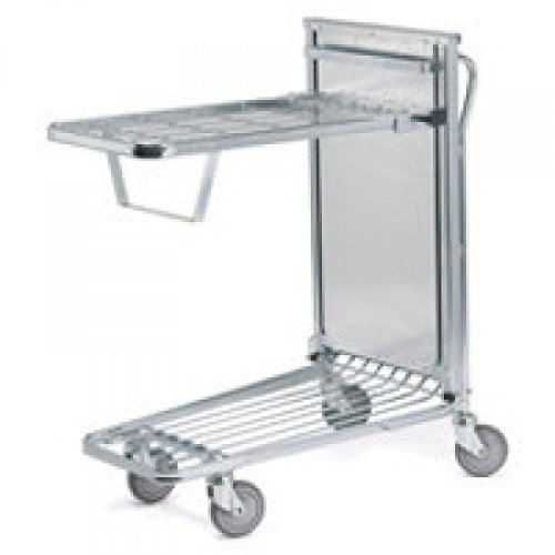 In Store Trolley Spring Tray Metallic Grey/Blue 375425