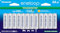 Panasonic BK-3MCCA16BA rechargeable battery - rechargeable batteries (Universal, AA, Nickel Metal Hydride, White, Blister)