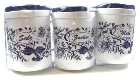 Vorratsdosen 3er Pack 'Zwiebelmuster'