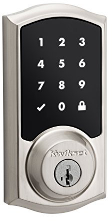 Kwikset 99150-002 SmartCode 915 Touchscreen Electronic UL Deadbolt with Smart Key, Satin Nickel