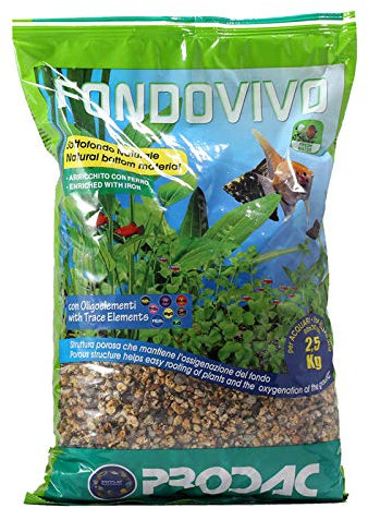 Prodac - Substrato naturale FondoVivo per acquario - 2,5 Kg