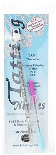 Handy Hands Metall-Tatting-Nadeln für Faden, 3 Stück