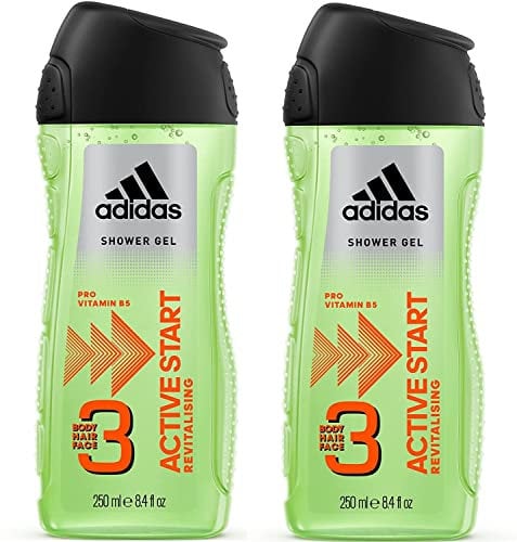 Adidas Active Start Shower Gel – 250 ml – Pack of 2