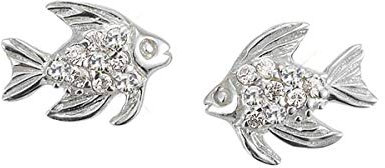 Scout Kinder und Jugendliche-Ohrstecker 925 Sterling Silber Glas 262140100