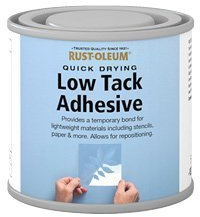 Rust-Oleum Low Tack Adhesive Glue Quick Drying 125ml