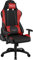 Genesis Nitro 550 Schwarz Rot Stuhl, Bürostuhl, Schreibtischstuhl, Ergonomisch mit Wippfunktion, Höhenverstellbar mit Lenden- und Nackenstütze