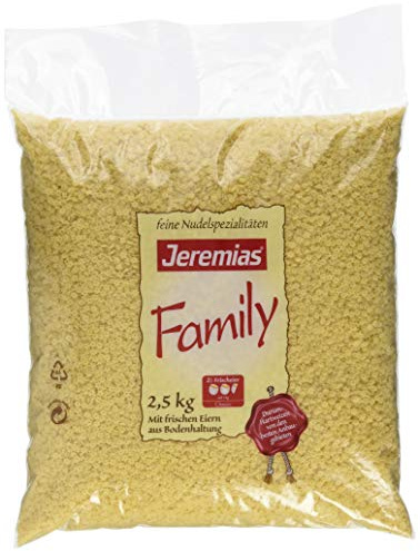 Jeremias Suppen-Sterne, Family Frischei-Nudeln, 1er Pack (1 x 2.5 kg Beutel)