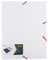 Idena 10361 - Heftbox A4, Polypropylen, weiß/rosa