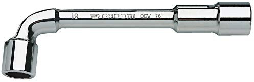 Facom 76.28 Clé à traiter doit tuyau 6 x 12, Argent, 28 mm