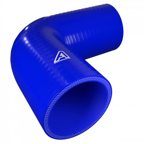 Tuyau coudé en silicone bleu de 80 mm de diamètre intérieur à 90 degrés