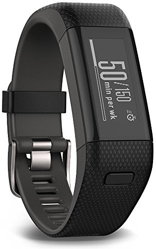 Garmin vvosmart HR+ Regular Fit Activity Tracker - Black(US Version, Imported)