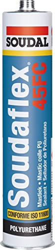 Mastic colle polyuréthane Soudaflex 45 FC noir 310 ml Soudal 120666