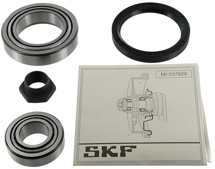 SKF Radlagersatz mit Wellendichtring VKBA 912 Position Vorderachse Höhe 97mm Länge 95mm Breite 64mm - OE Qualität