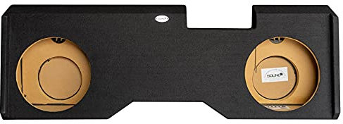 Chevy Silverado/GMC Sierra Crew Cab Dual 12 Subwoofer Enclosure Sub Box 2014-2016