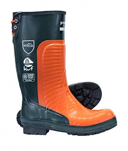 Skellerup Euro Forester Chainsaw Safety Boots Size=6 Orange Black