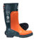 Skellerup Euro Forester Chainsaw Safety Boots Size=6 Orange Black